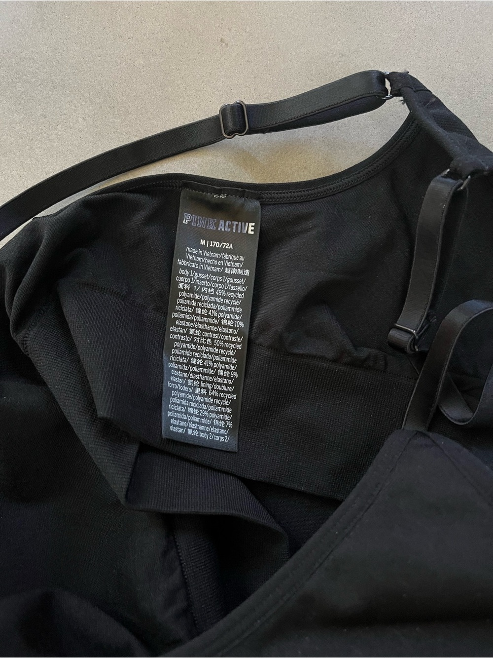 Victoria's Secret PINK Active Seamless Workout Jumpsuit Black Size Medium - Picture 7 of 9